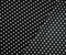 Black-White Polka Dot Printed Polyester Faille Woven Fabric By the Yard